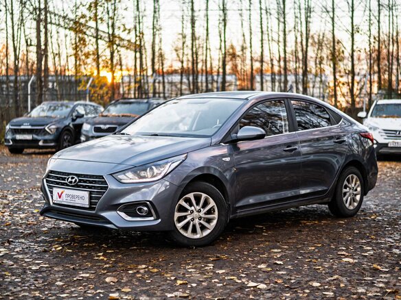 2017 Hyundai Solaris II, серый, 1199000 рублей