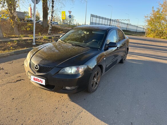 2006 Mazda 3 I (BK), чёрный - вид 1