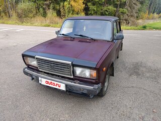 2008 Lada (ВАЗ) 2107, пурпурный, 80000 рублей, вид 2