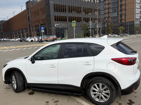 2015 Mazda CX-5 I Рестайлинг, белый, 1635000 рублей, вид 3