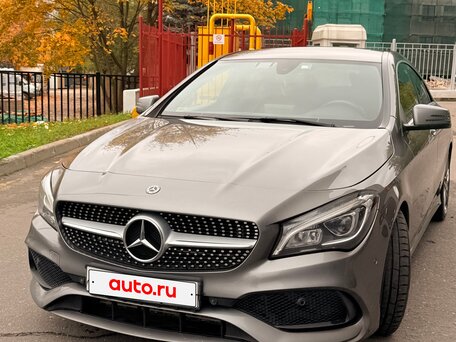 2017 Mercedes-Benz CLA 200 I (C117, X117) Рестайлинг, серый, 1915000 рублей, вид 2