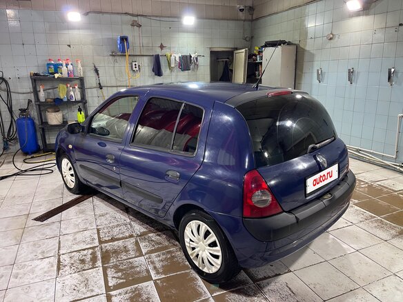 2002 Renault Clio II Рестайлинг, синий, 385000 рублей - вид 2