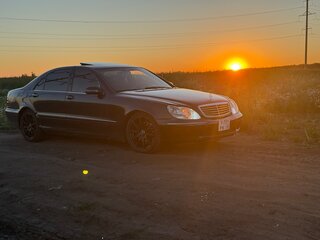 2001 Mercedes-Benz S-Класс 500 IV (W220), синий, 500000 рублей, вид 1