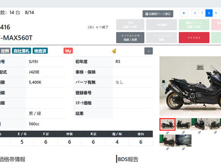 2023 Yamaha TMAX, синий, 1215000 рублей, вид 3