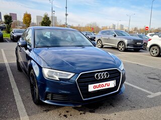 2016 Audi A3 III (8V) Рестайлинг, синий, 1520000 рублей, вид 1