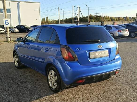 2010 Kia Rio II Рестайлинг, голубой - вид 7