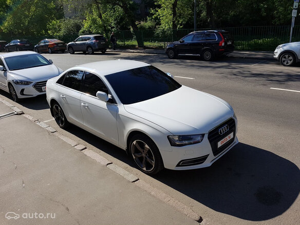 2013 Audi A4 IV (B8) Рестайлинг, белый