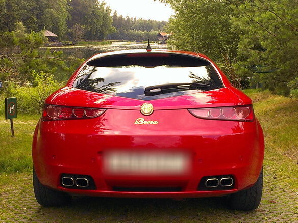 2008 Alfa Romeo Brera I, красный - вид 7