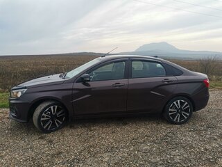 2016 Lada (ВАЗ) Vesta I, коричневый, 860000 рублей, вид 4