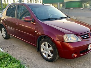 2009 Renault Logan I, красный, 725000 рублей, вид 1