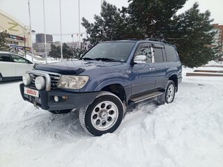 2005 Toyota Land Cruiser 105 100 Series Рестайлинг 1, синий, 4400000 рублей, вид 1