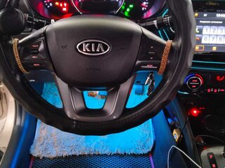 2013 Kia Rio 4-speed III, бежевый, 970000 рублей, вид 3