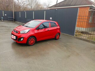 2013 Kia Picanto II, красный, 470000 рублей, вид 3
