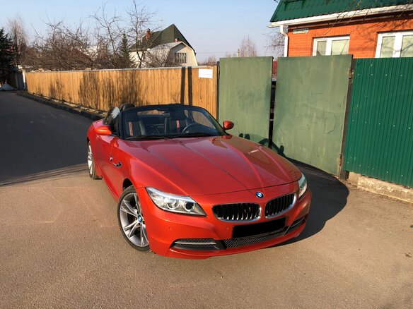 2013 BMW Z4 20i II (E89) Рестайлинг, оранжевый - вид 2