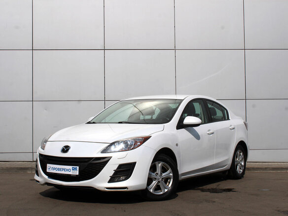 2011 Mazda 3 II (BL) Рестайлинг, белый