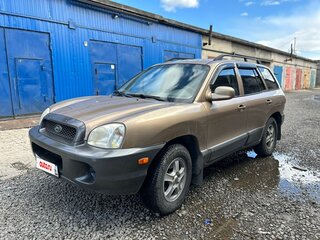 2003 Hyundai Santa Fe I, золотистый, 600000 рублей, вид 2