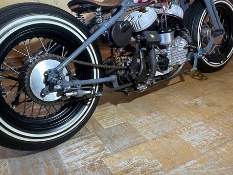 1946 Harley-Davidson WL, серый, 1900000 рублей, вид 5