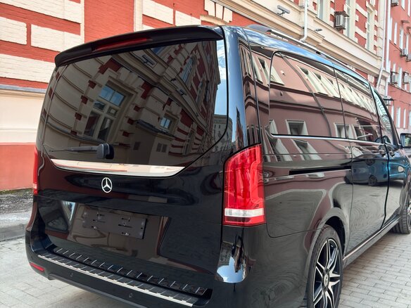 2019 Mercedes-Benz V-Класс 250 d длинный III (W447) Рестайлинг, чёрный - вид 3
