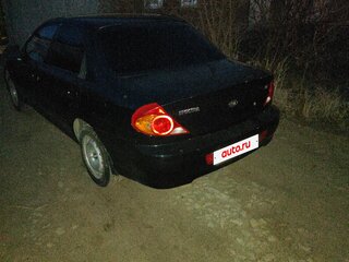 2006 Kia Spectra I Рестайлинг 2, чёрный, 439000 рублей, вид 3