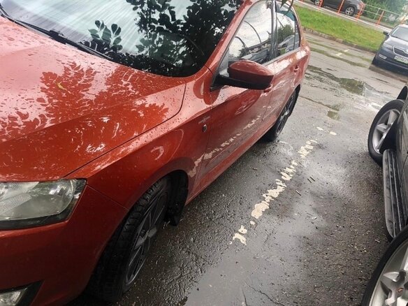 2016 Skoda Rapid I, красный, 950000 рублей - вид 4