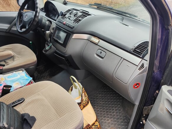 2008 Mercedes-Benz Vito 115 CDI L2 II (W639), синий, 1400000 рублей - вид 5