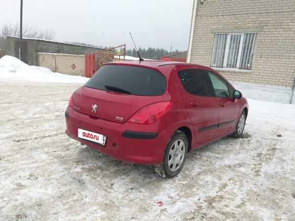 2010 Peugeot 308 I, красный, 530000 рублей - вид 3