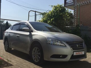 2015 Nissan Sentra VII (B17), серебристый, 1180000 рублей, вид 1