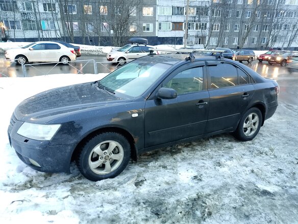 2008 Hyundai Sonata V (NF), чёрный, 370000 рублей - вид 13