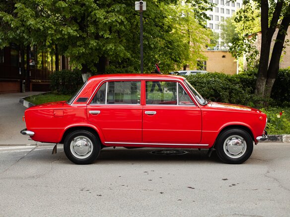 1985 Lada (ВАЗ) 2101 21013, красный - вид 8