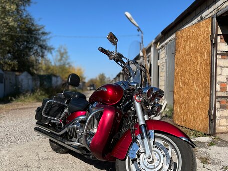 2002 Honda VTX 1800, красный, 730000 рублей, вид 1