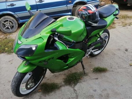 2000 Kawasaki ZX-10R Ninja, зелёный, 300003 рублей, вид 1
