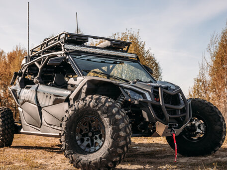 2018 BRP Can-Am Maverick Max X RS Turbo RR, чёрный, 4262324 рублей, вид 1