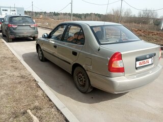 2008 Hyundai Accent ТагАЗ II, серебристый, 220000 рублей, вид 4