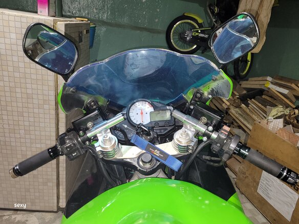 2001 Honda VTR 1000, зелёный, 360000 рублей - вид 10