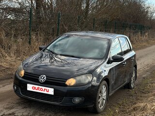 2012 Volkswagen Golf VI, чёрный, 570000 рублей, вид 1