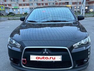 2014 Mitsubishi Lancer X Рестайлинг, чёрный, 940000 рублей, вид 1