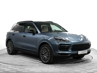 2019 Porsche Cayenne III, голубой, 5800000 рублей, вид 3