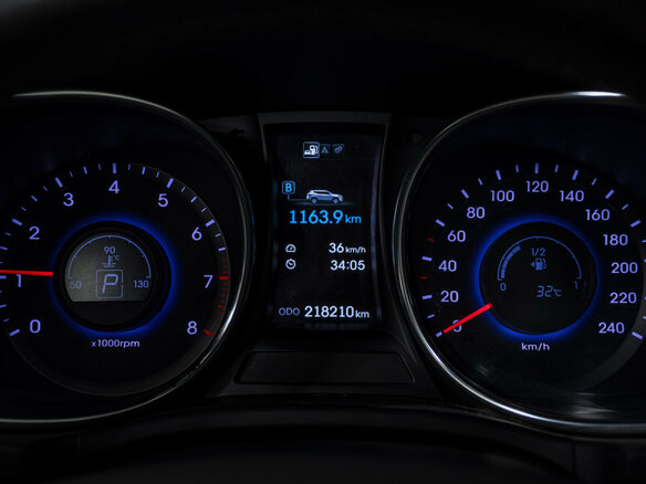 2014 Hyundai Santa Fe III, чёрный, 1618000 рублей - вид 9