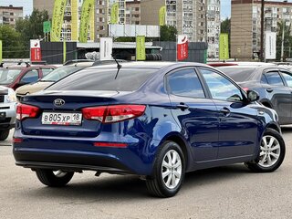 2016 Kia Rio III Рестайлинг, синий, 1199000 рублей, вид 5