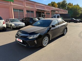 2015 Toyota Camry VII (XV50) Рестайлинг, чёрный, 1950000 рублей, вид 3