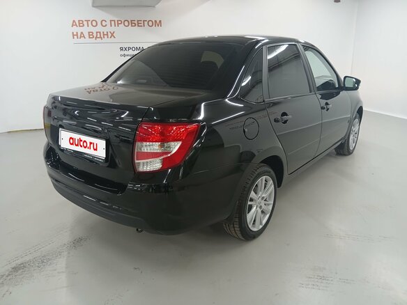 2023 Lada (ВАЗ) Granta I Рестайлинг, чёрный - вид 3