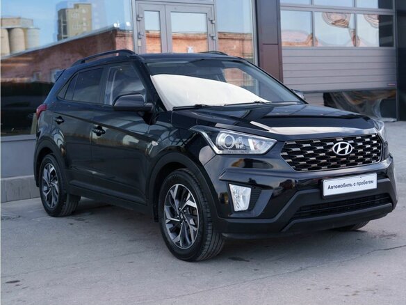 2021 Hyundai Creta I Рестайлинг, чёрный, 2080000 рублей - вид 2