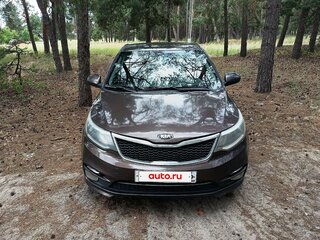 2016 Kia Rio III Рестайлинг, коричневый, 730000 рублей, вид 2