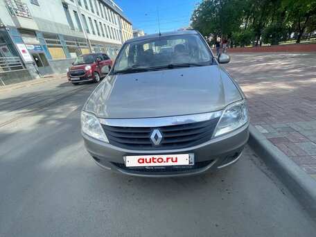 2012 Renault Logan I Рестайлинг, бежевый, 220000 рублей, вид 1
