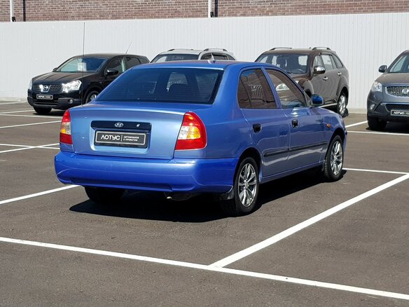 2007 Hyundai Accent ТагАЗ II, фиолетовый - вид 3
