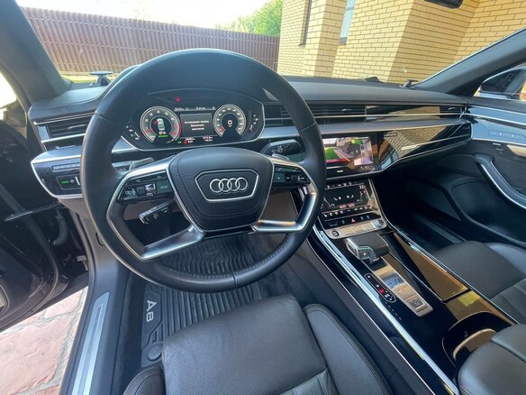 2021 Audi A8 Long 55 TFSI IV (D5), чёрный, 9200000 рублей - вид 7