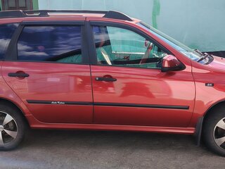 2008 Lada (ВАЗ) Kalina I, красный, 350000 рублей, вид 2