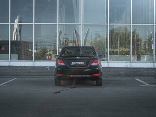 2016 Hyundai Solaris I Рестайлинг, чёрный, 1049000 рублей, вид 4