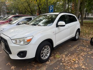 2012 Mitsubishi ASX I Рестайлинг, белый, 975000 рублей, вид 1