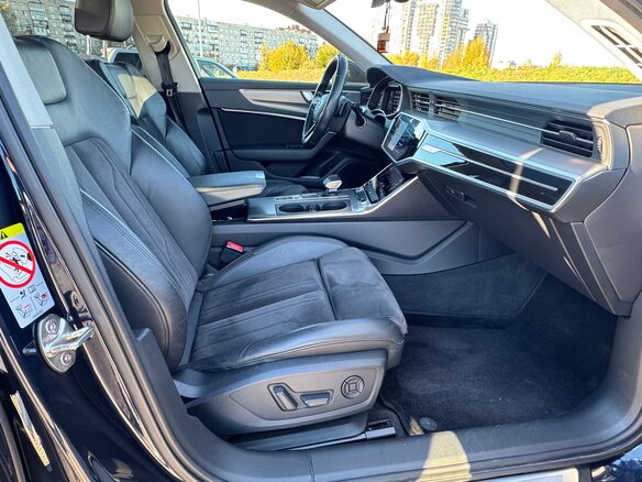 2019 Audi A6 40 TDI V (C8), синий, 3600000 рублей - вид 11